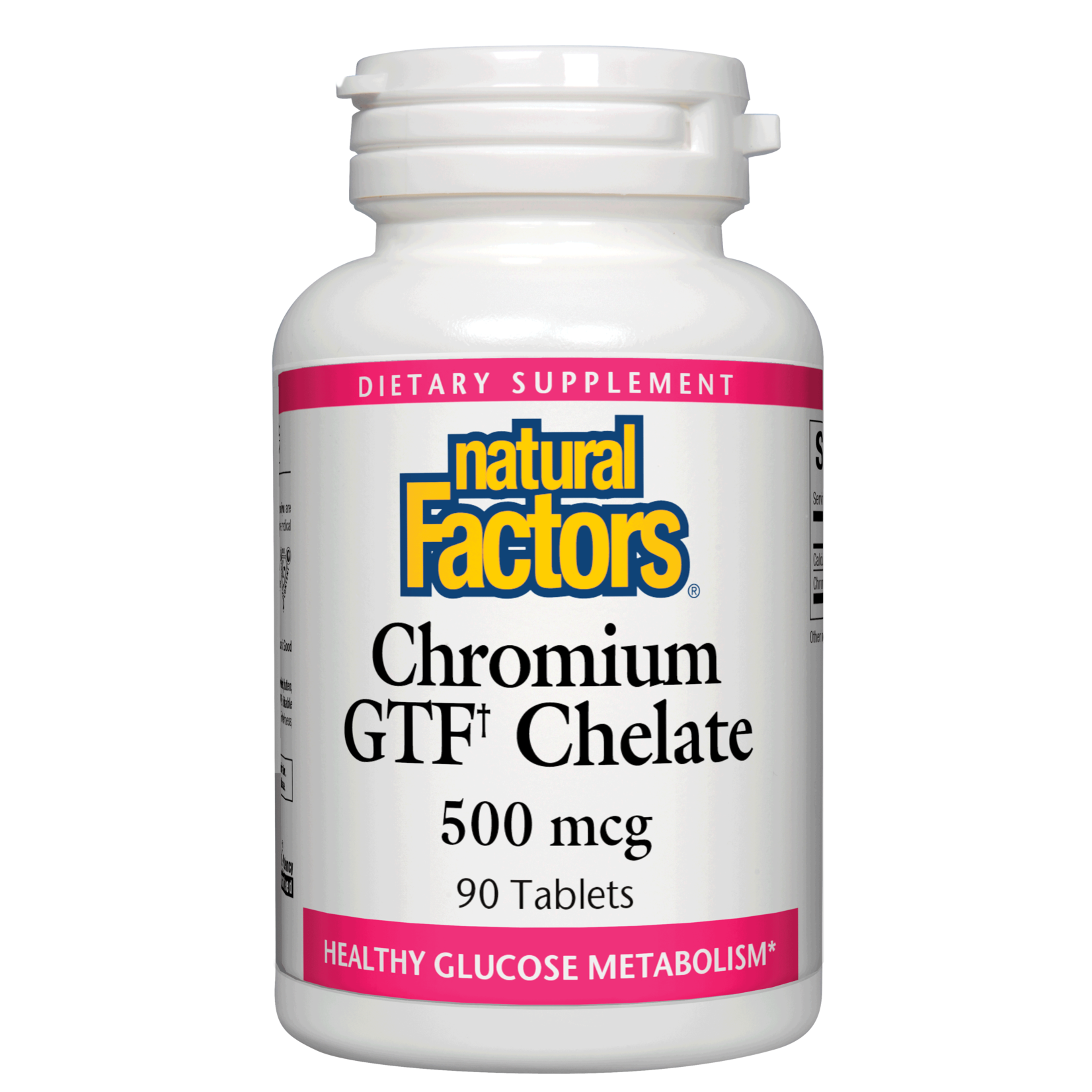 Natural Factors Natural Factors - Chromium GTF Chelate 500 mcg - 90 Tablets