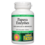 Natural Factors Papaya Enzyme Chewable - 60 Tablets