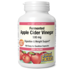 Natural Factors Apple Cider Vinegar 500 mg - 180 Capsules