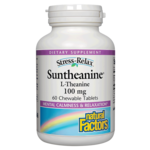 Natural Factors Stress-Relax Suntheanine L-Theanine Chewable - 60 Tablets