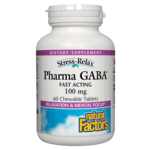 Natural Factors Stress-Relax Pharma Gaba Chewable - 60 Tablets