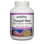 Natural Factors Stress-Relax Tranquil Sleep Chewable - 120 Tablets