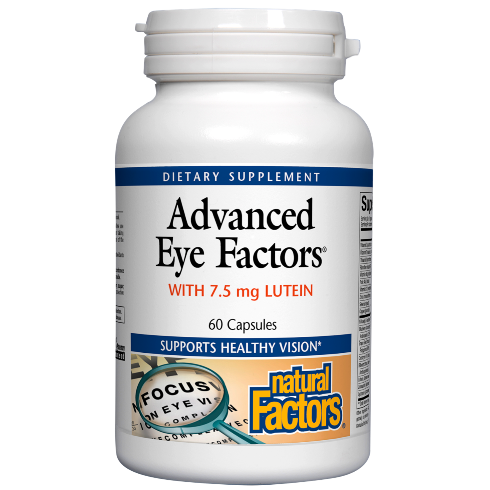 Natural Factors Natural Factors - Advanced Eye Factors W 7.5 mg Lutein - 60 Capsules