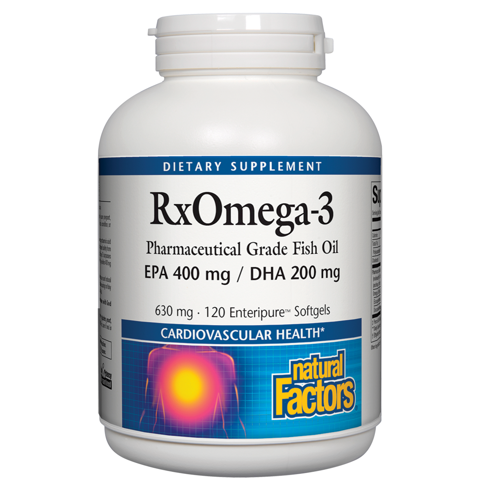 Natural Factors Natural Factors - Rx Omega-3 Epa 400 mg Dha 200 mg Enteripure - 120 Softgels