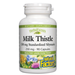 Natural Factors Milk Thistle 250 mg 80% Silymarin - 90 Capsules