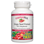 Natural Factors Grapeseedrich 100 mg 95% Polyphenols - 90 Capsules