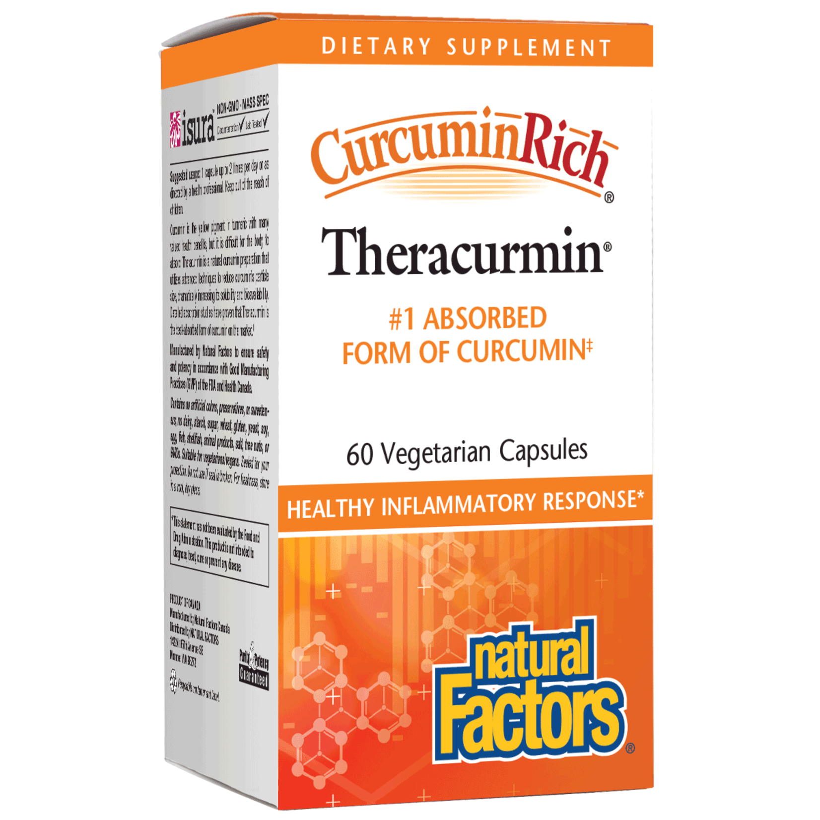 Natural Factors Natural Factors - Curcuminrich Theracurmin - 60 Veg Capsules