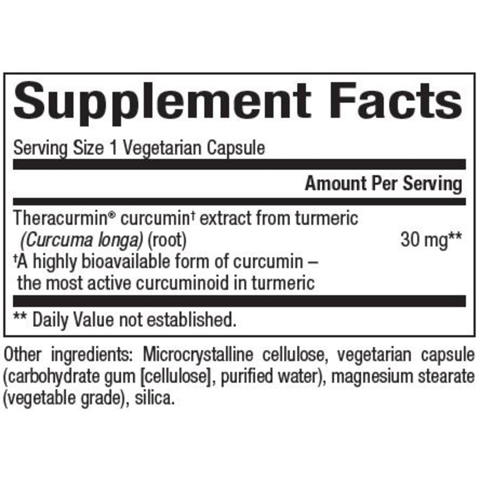 Natural Factors Natural Factors - Curcuminrich Theracurmin - 120 Veg Capsules