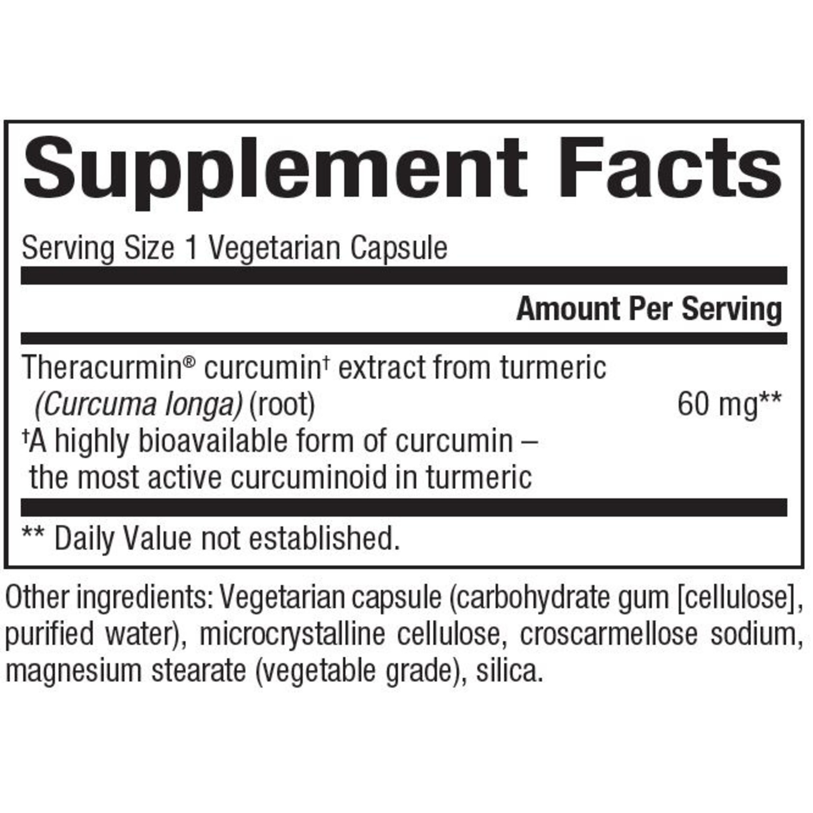 Natural Factors Natural Factors - Curcuminrich Double Strength Theracurmin - 30 Veg Capsules