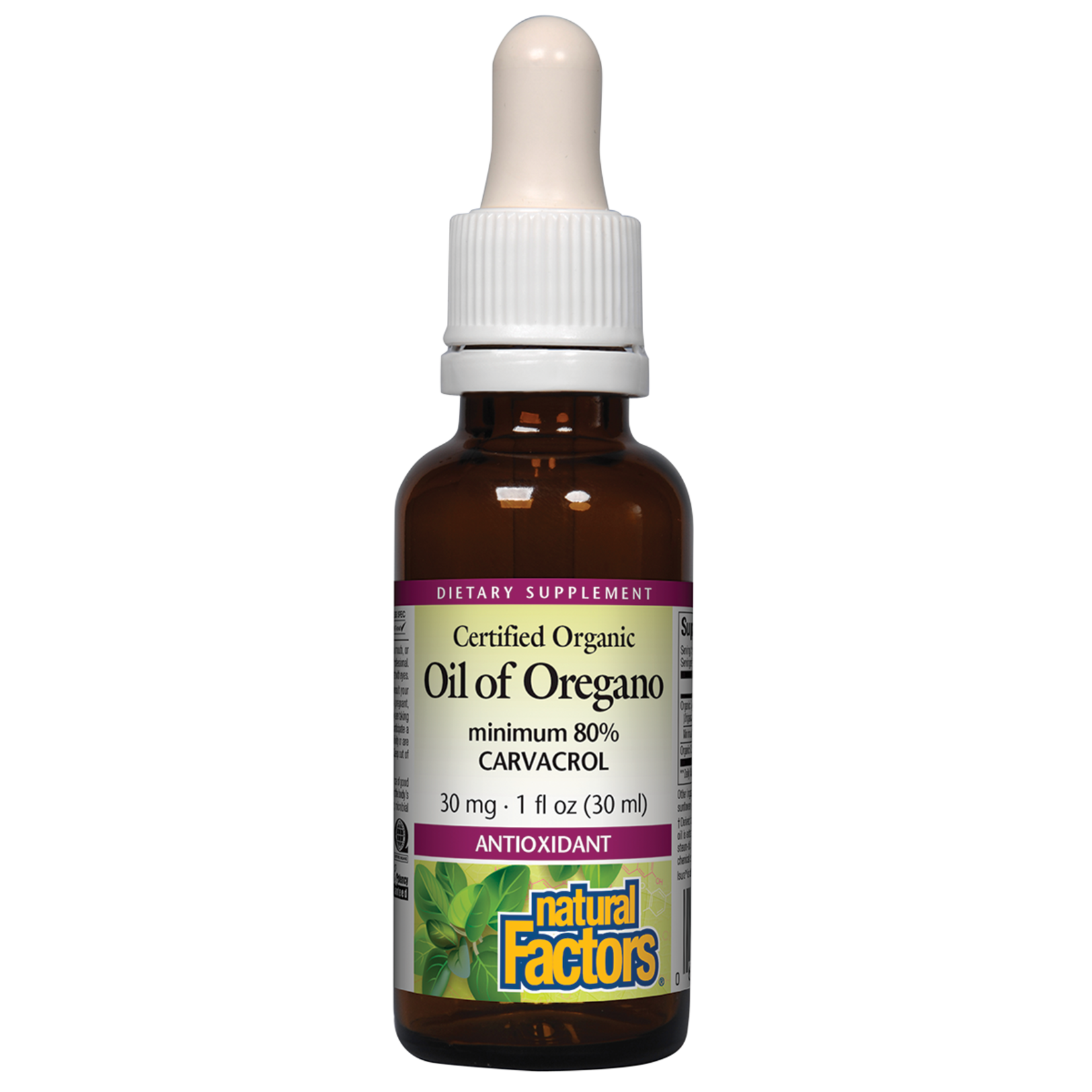 Natural Factors Natural Factors - Oil Of Oregano 80% Carvacrol - 1 oz