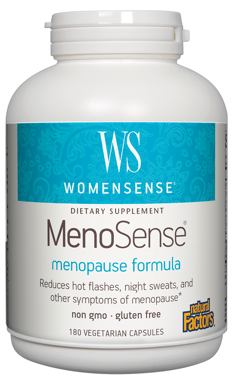 Natural Factors - Menosense - 180 Veg Capsules - Charlotte Vitamins
