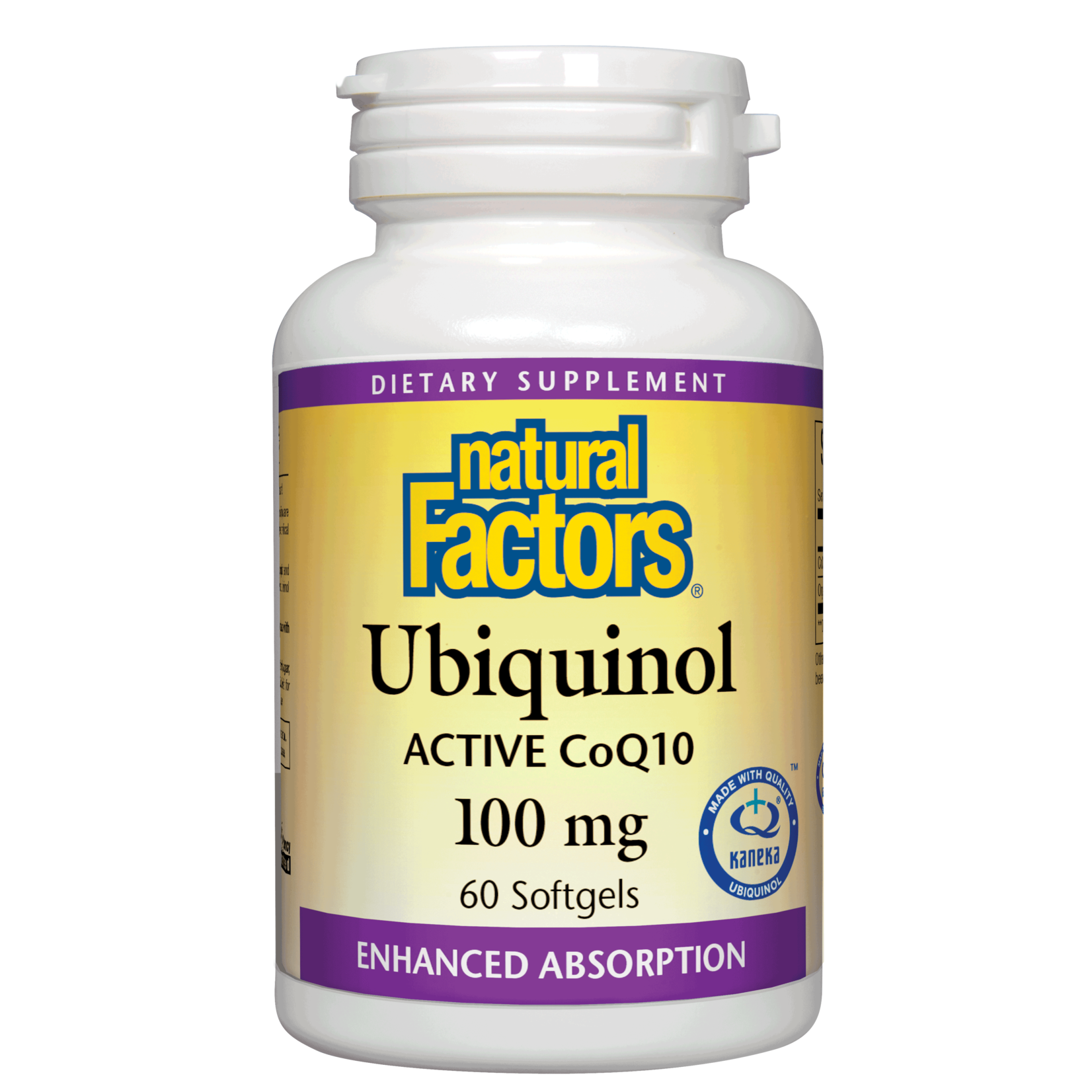 Natural Factors Natural Factors - Ubiquinol Active Coq10 100 mg - 60 Softgels