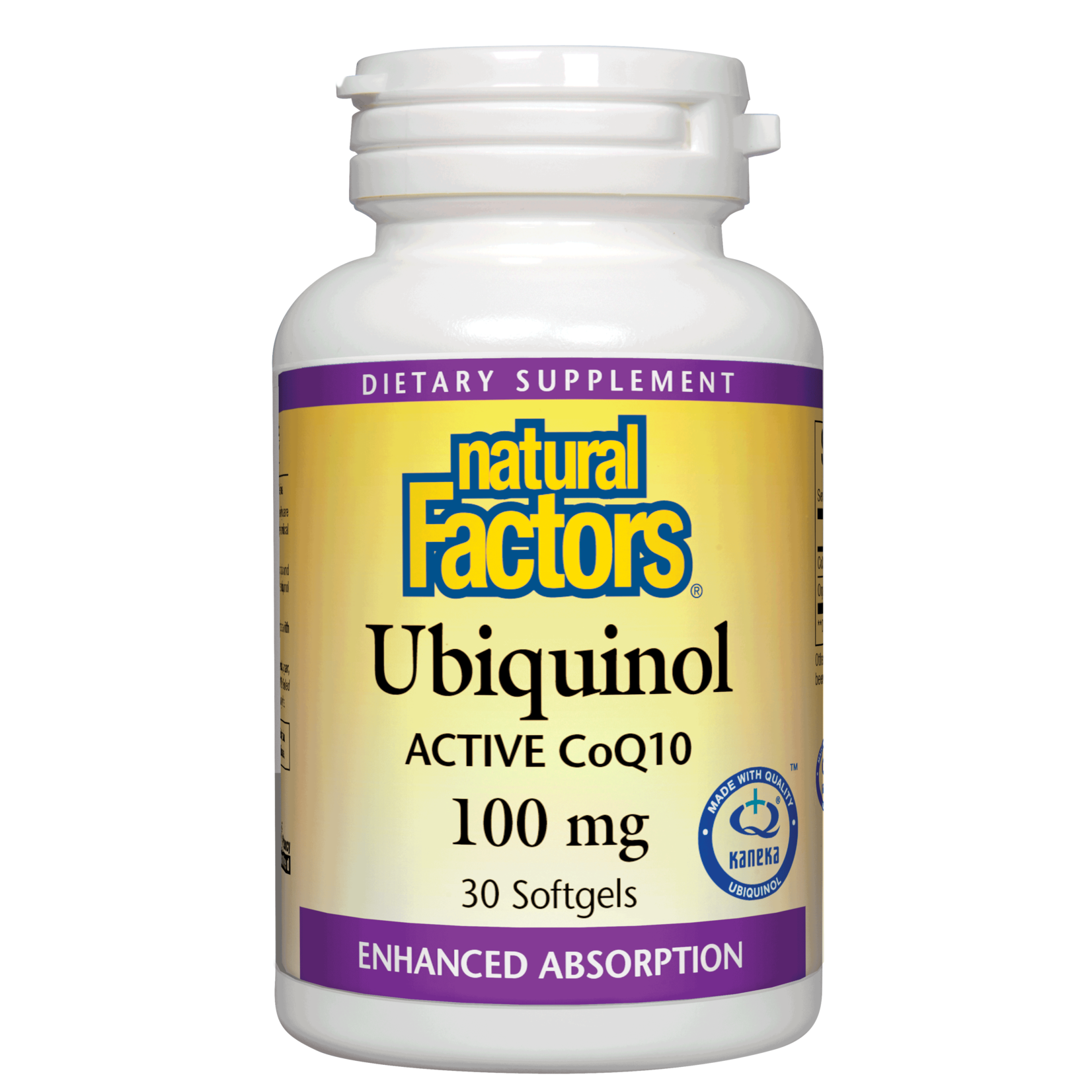 Natural Factors Natural Factors - Ubiquinol Active Coq10 100 mg - 30 Softgels