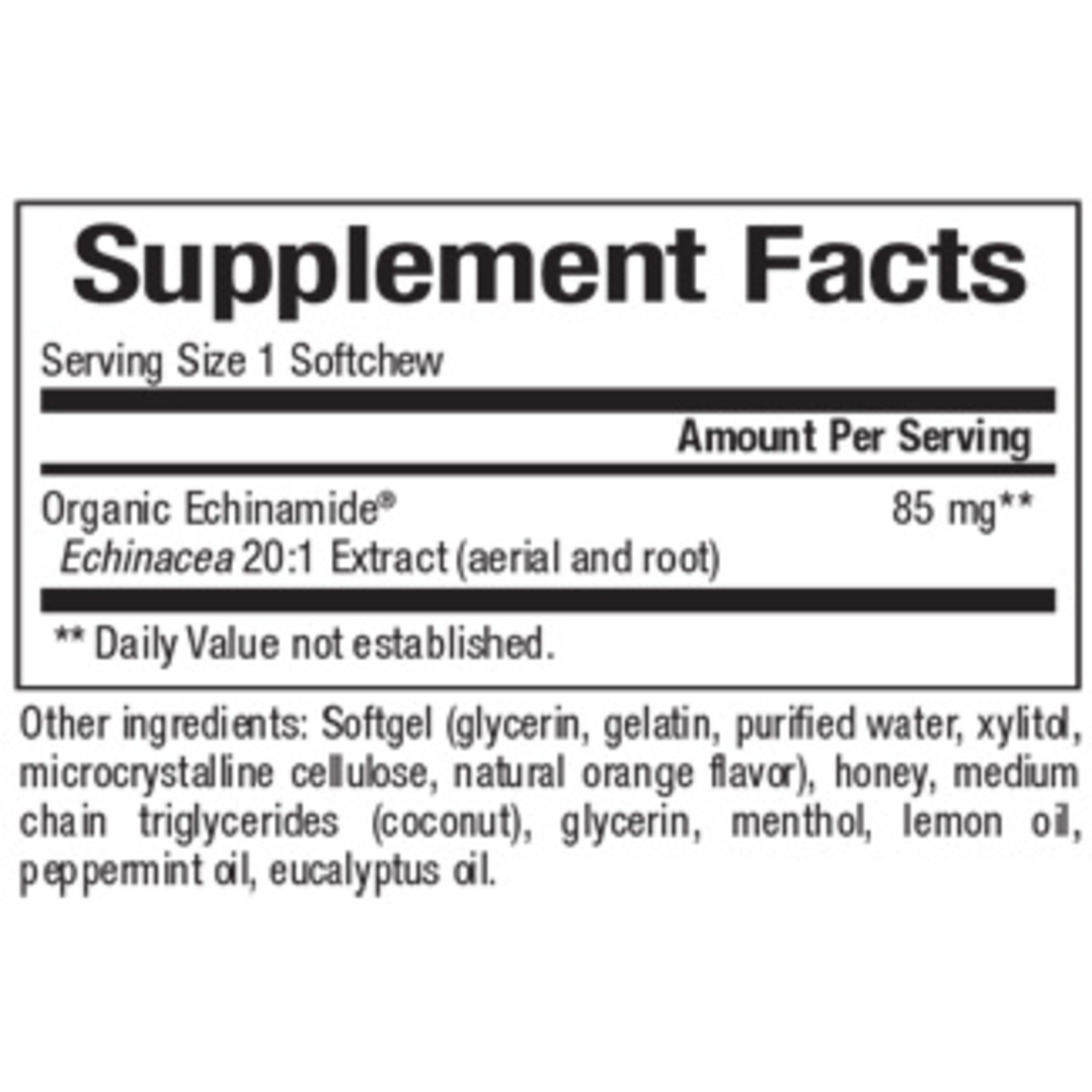 Natural Factors Natural Factors - Echinamide Quick-Blast Liquid-Gel Softchews - 30 Softgels
