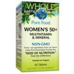 Natural Factors Whole Earth & Sea Womens 50+ Multivitamin & Mineral - 60 Tablets