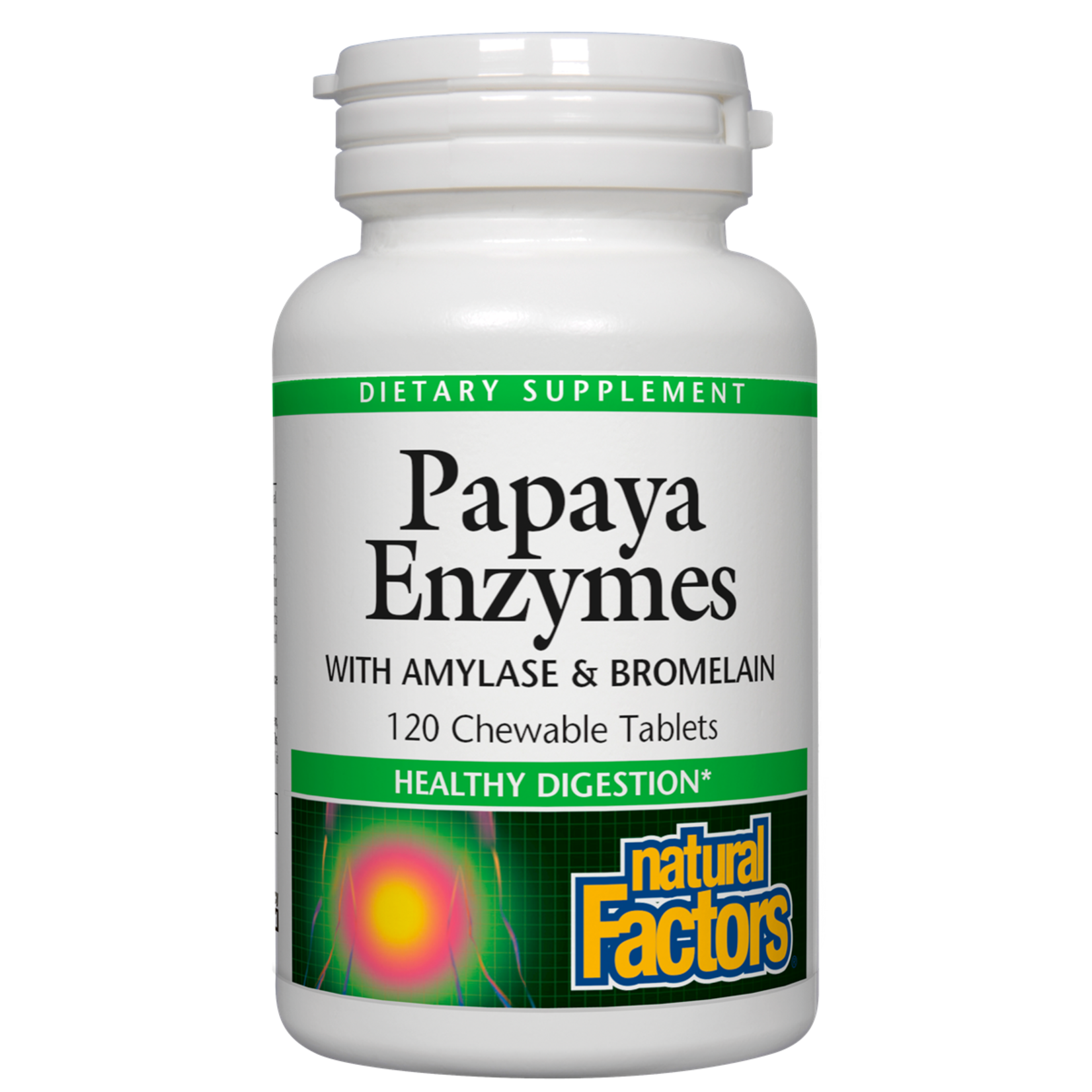 Natural Factors Natural Factors - Papaya Enzymes - 120 Tablets