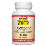 Natural Factors Lycopene 10 mg - 60 Softgels