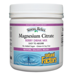 Natural Factors Stress-Relax Magnesium Citrate Powder Tropical Drink Mix - 8.8 oz