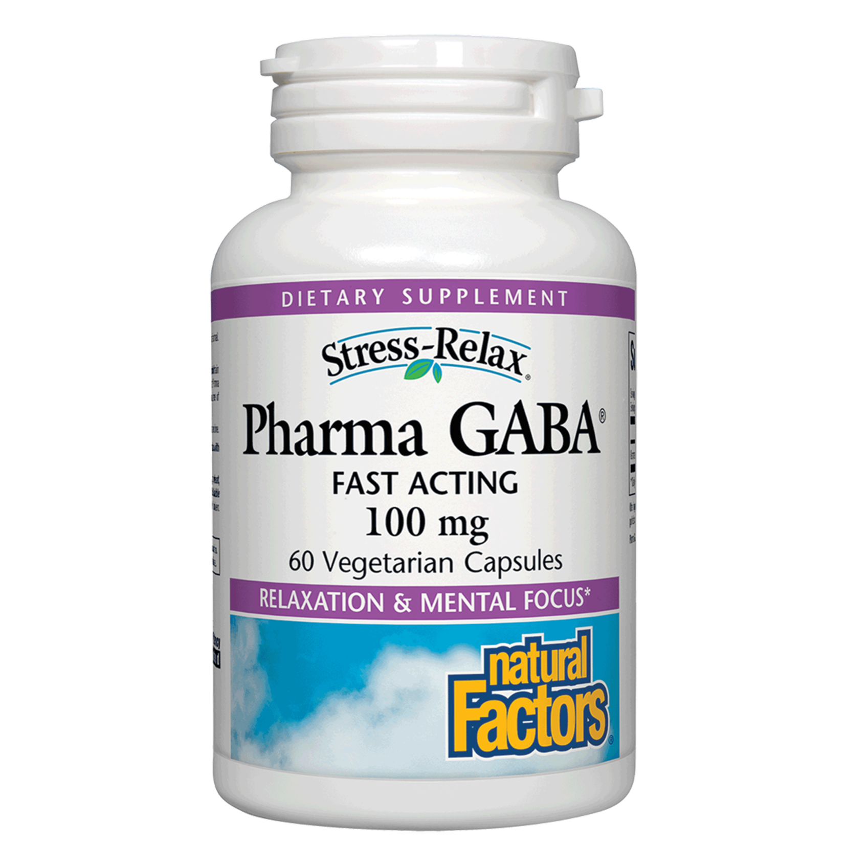 Natural Factors Natural Factors - Stress-Relax Pharma Gaba - 60 Capsules