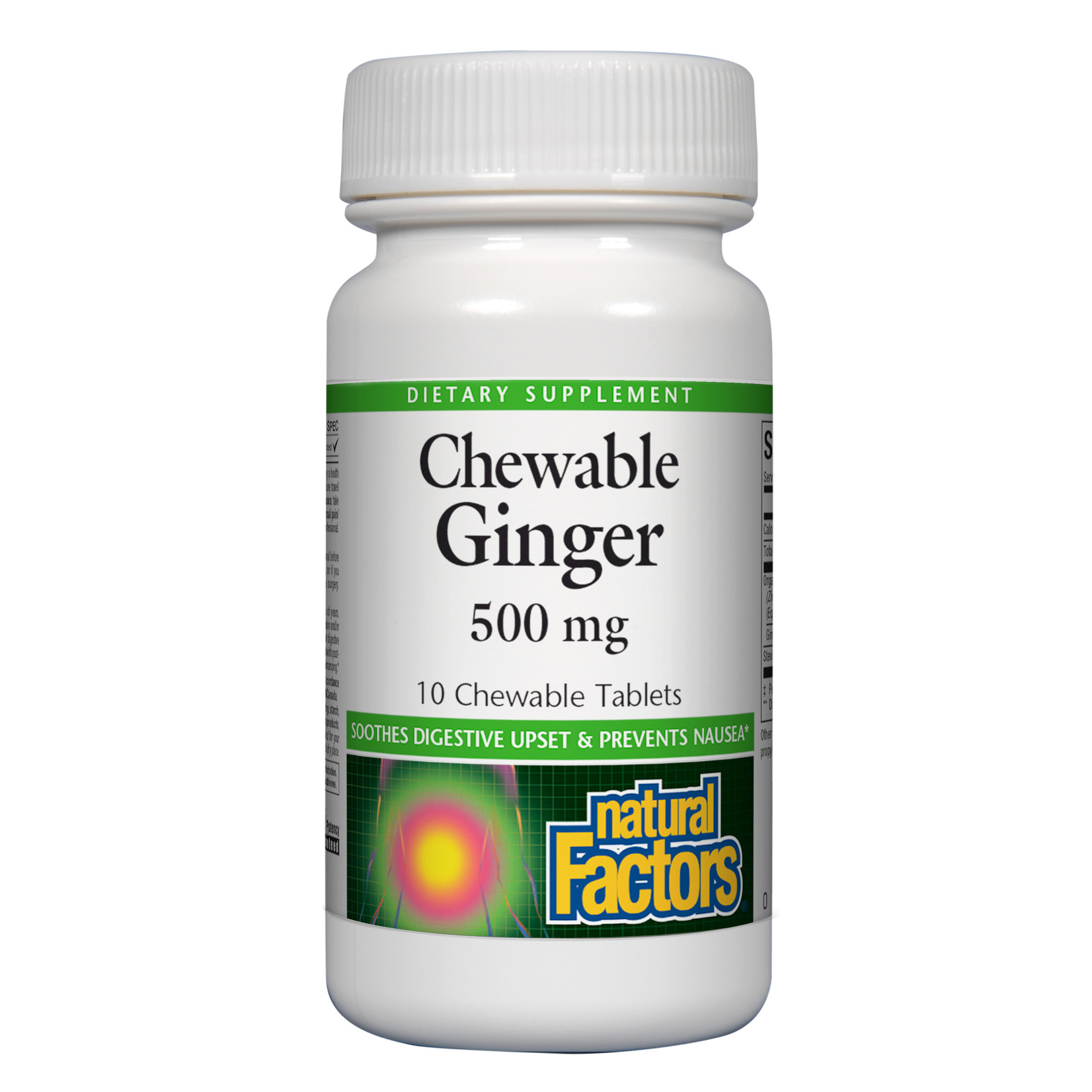 Natural Factors Natural Factors - Chewable Ginger - 10 Chewables