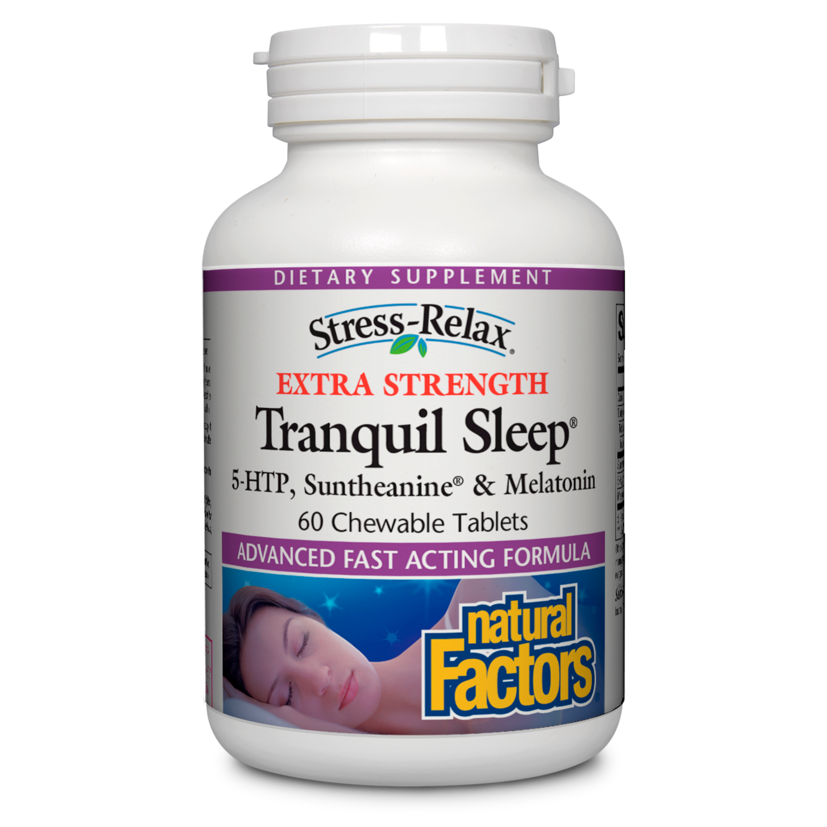 Natural Factors Natural Factors - Stress-Relax Tranquil Sleep Extra Strength - 60 Tablets