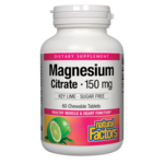 Natural Factors Magnesium Citrate Chewable Lime - 60 Chewables