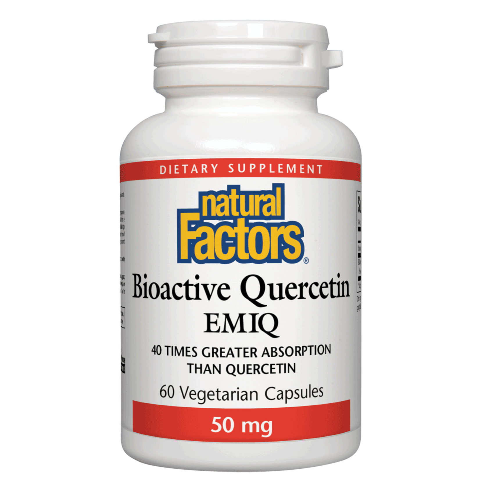 Natural Factors Natural Factors - Bioactive Quercetin Emiq 50 mg - 60 Veg Capsules