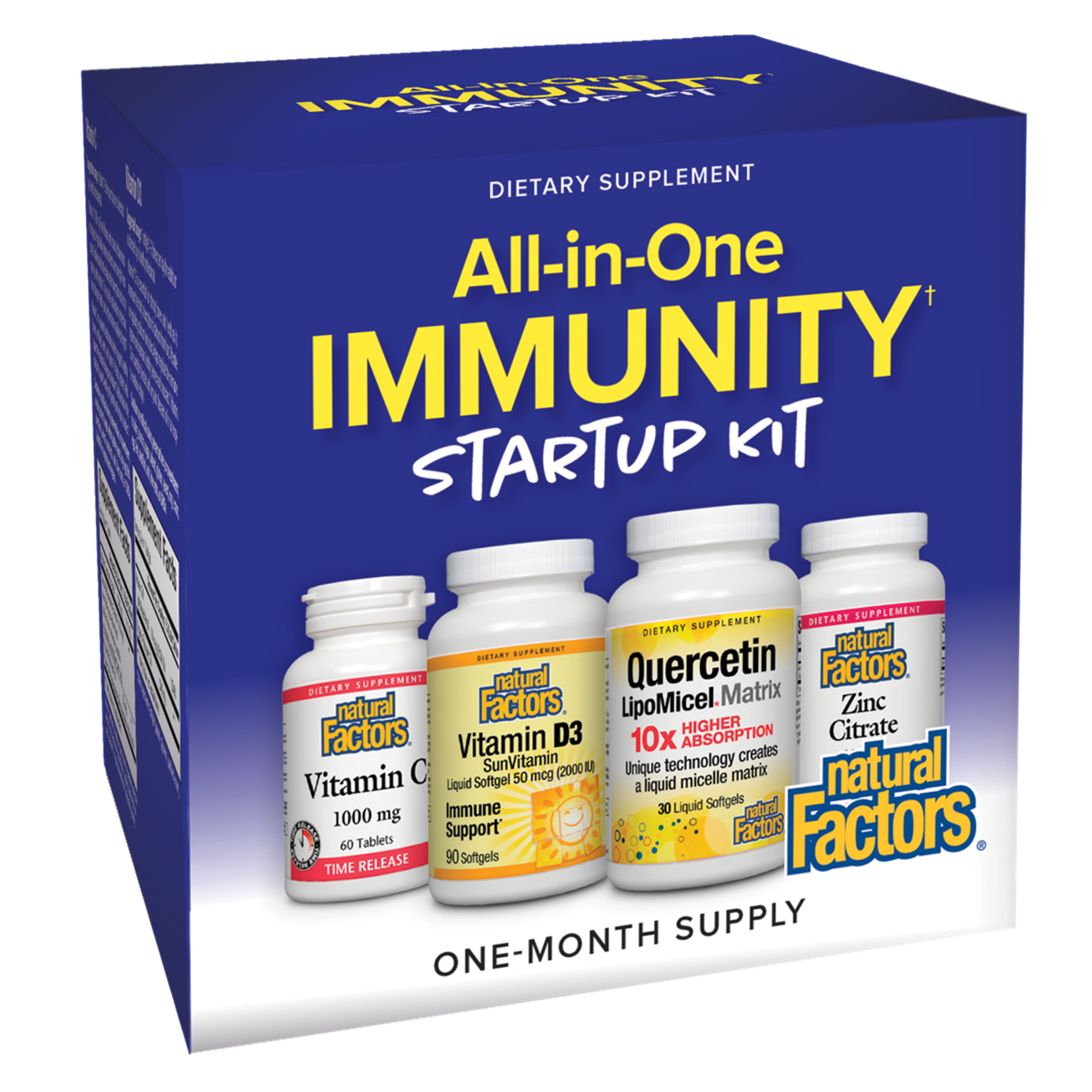 Natural Factors Natural Factors - All-In-One Immunity Startup Kit - 1 Kit