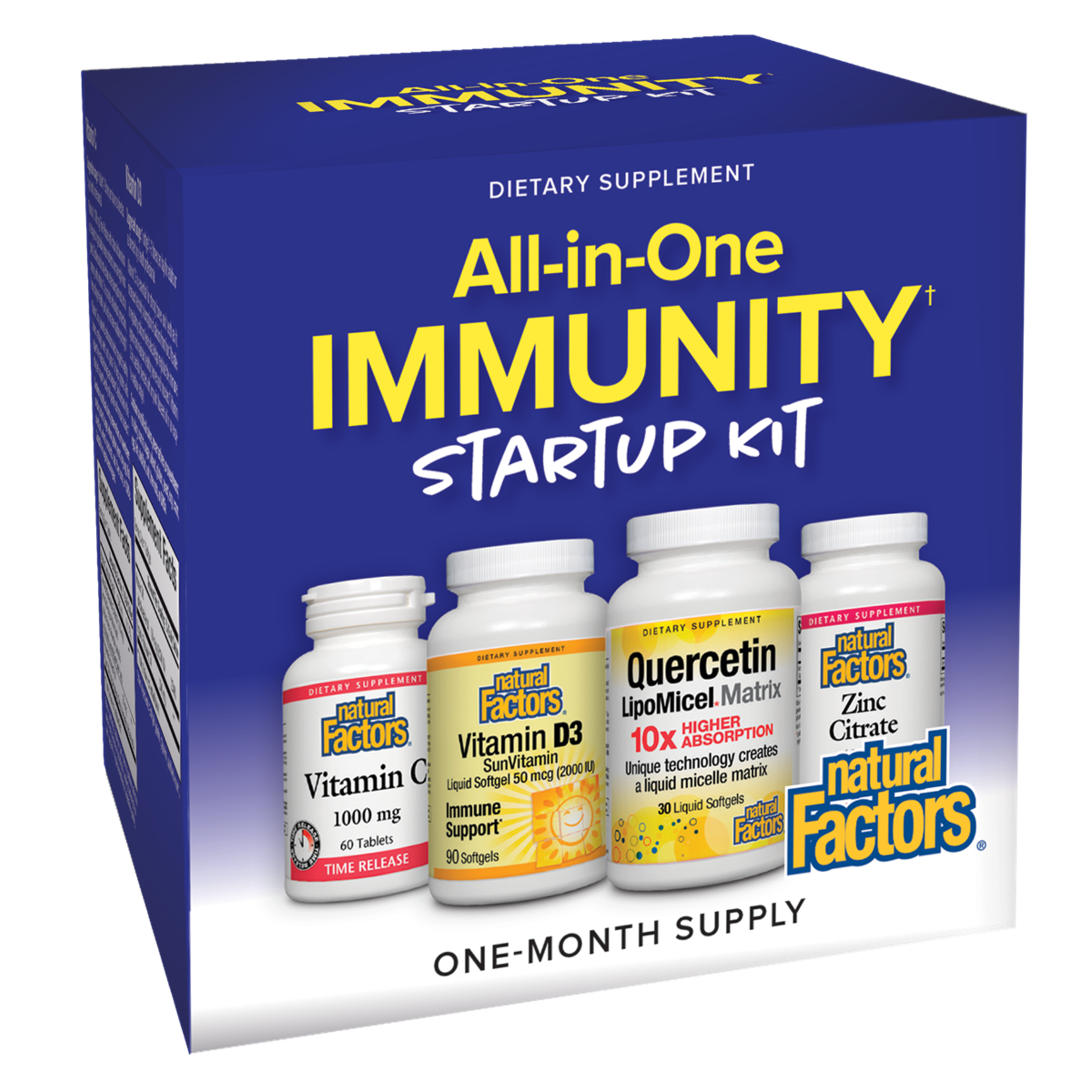 Natural Factors Natural Factors - All-In-One Immunity Startup Kit - 1 Kit