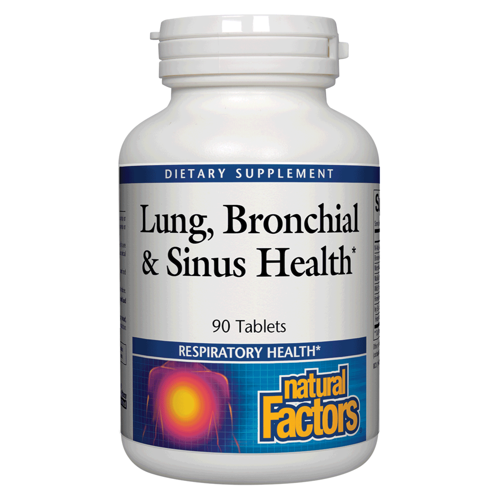 Natural Factors Natural Factors - Lung, Bronchial & Sinus - 90 Tablets