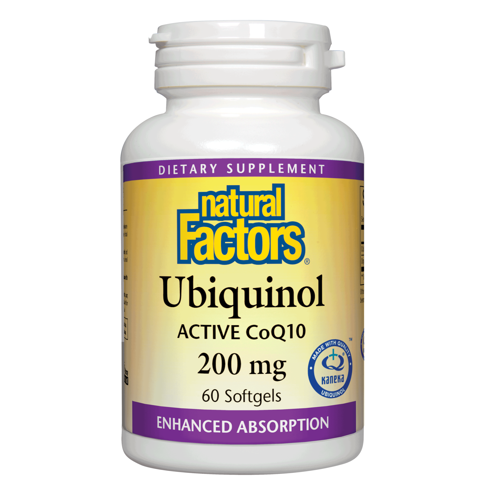 Natural Factors Natural Factors - Ubiquinol Active Coq10 200 mg - 60 Softgels