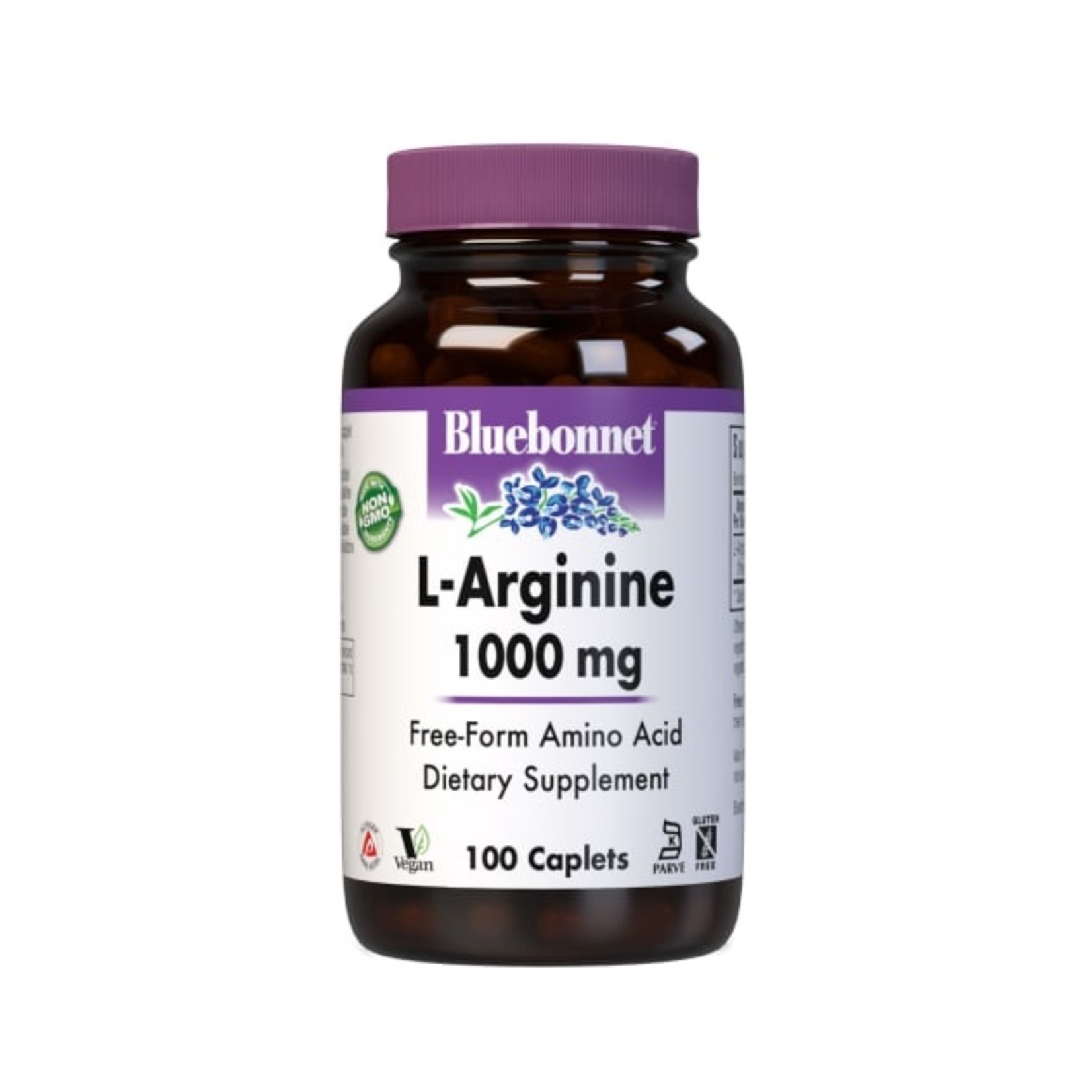 Bluebonnet Bluebonnet - L-Arginine 1000 mg - 100 Capsules