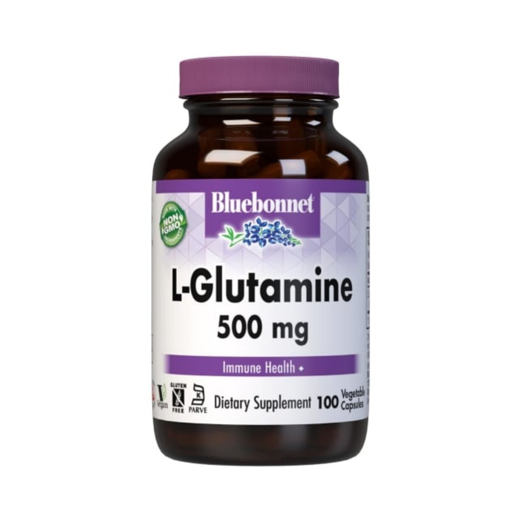 Bluebonnet Bluebonnet - L-Glutamine 500 mg - 100 Veg Capsules