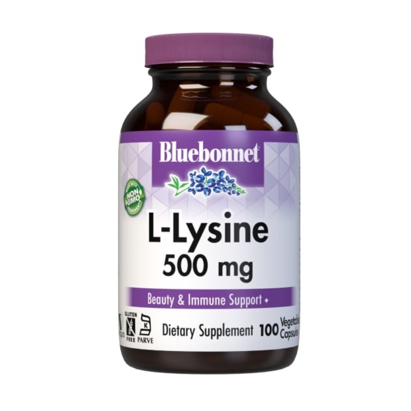 Bluebonnet Bluebonnet - L-Lysine 500 mg - 100 Veg Capsules