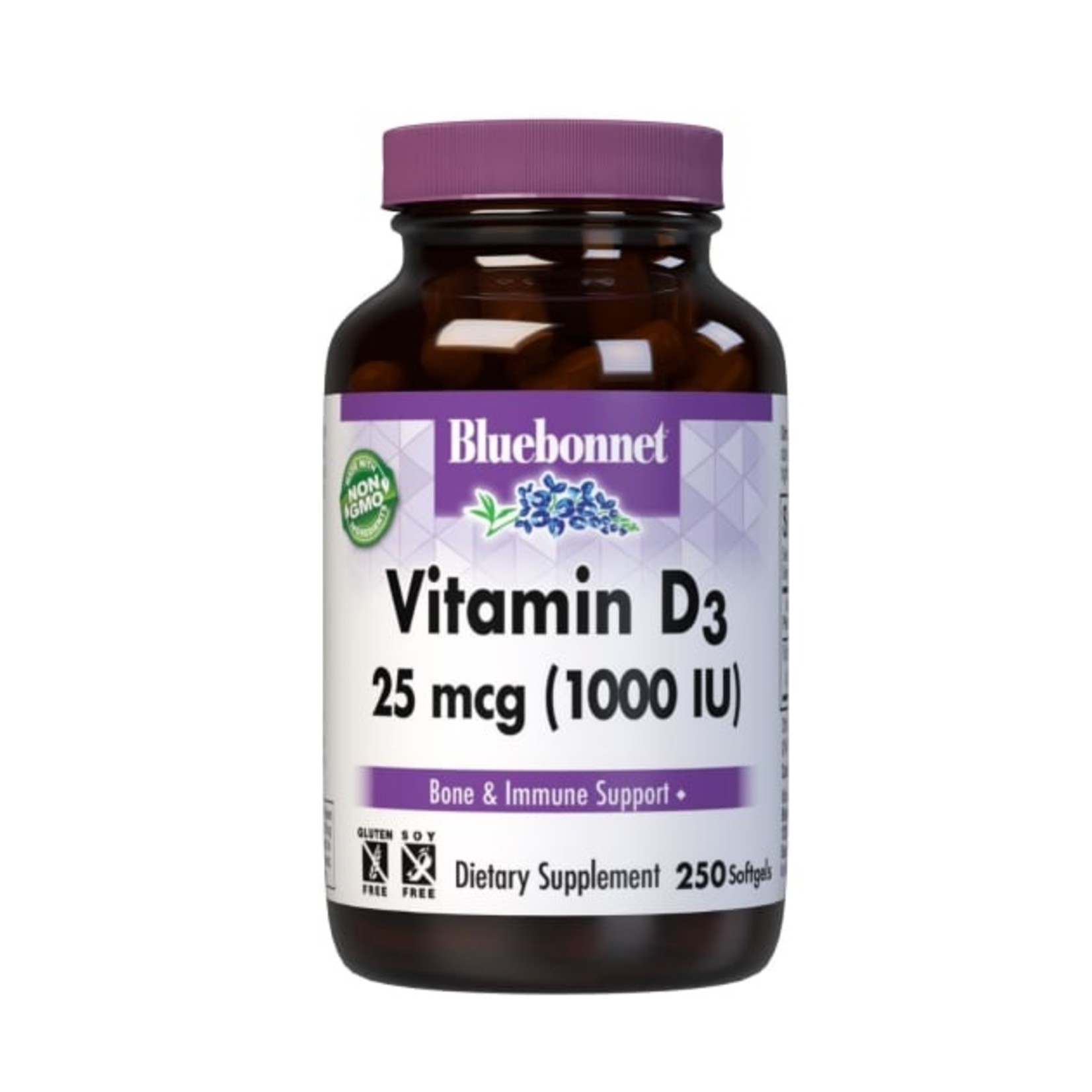 Bluebonnet Bluebonnet - Vitamin D3 1000 IU - 250 Softgels