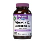 Bluebonnet Vitamin D3 5000 IU - 60 Veg Capsules