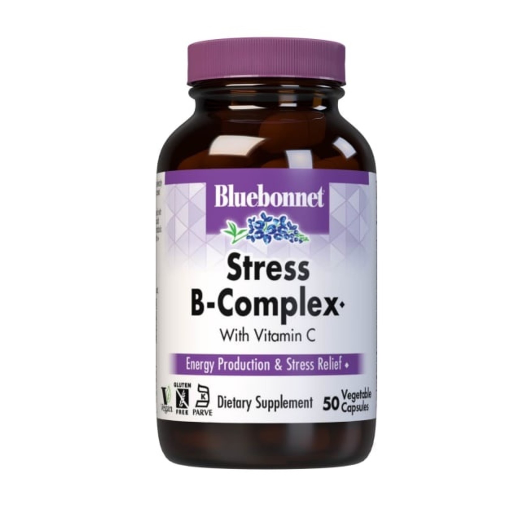 Bluebonnet Bluebonnet - Stress B-Complex - 50 Veg Capsules