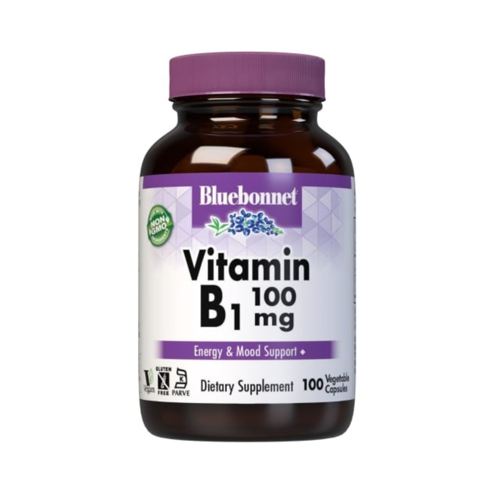 Bluebonnet Bluebonnet - Vitamin B-1 100 mg - 100 Veg Capsules