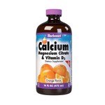 Bluebonnet Liquid Calcium Magnesium Citrate Plus Vitamin D3 Natural Orange - 16 oz