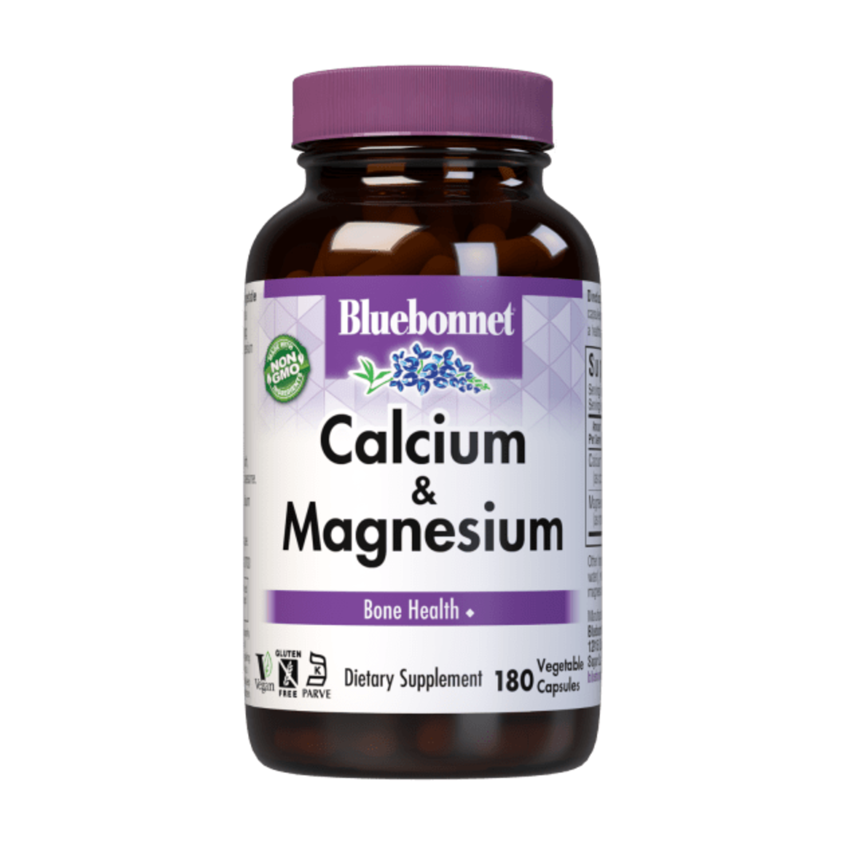 Bluebonnet Bluebonnet - Calcium Plus Magnesium - 180 Veg Capsules