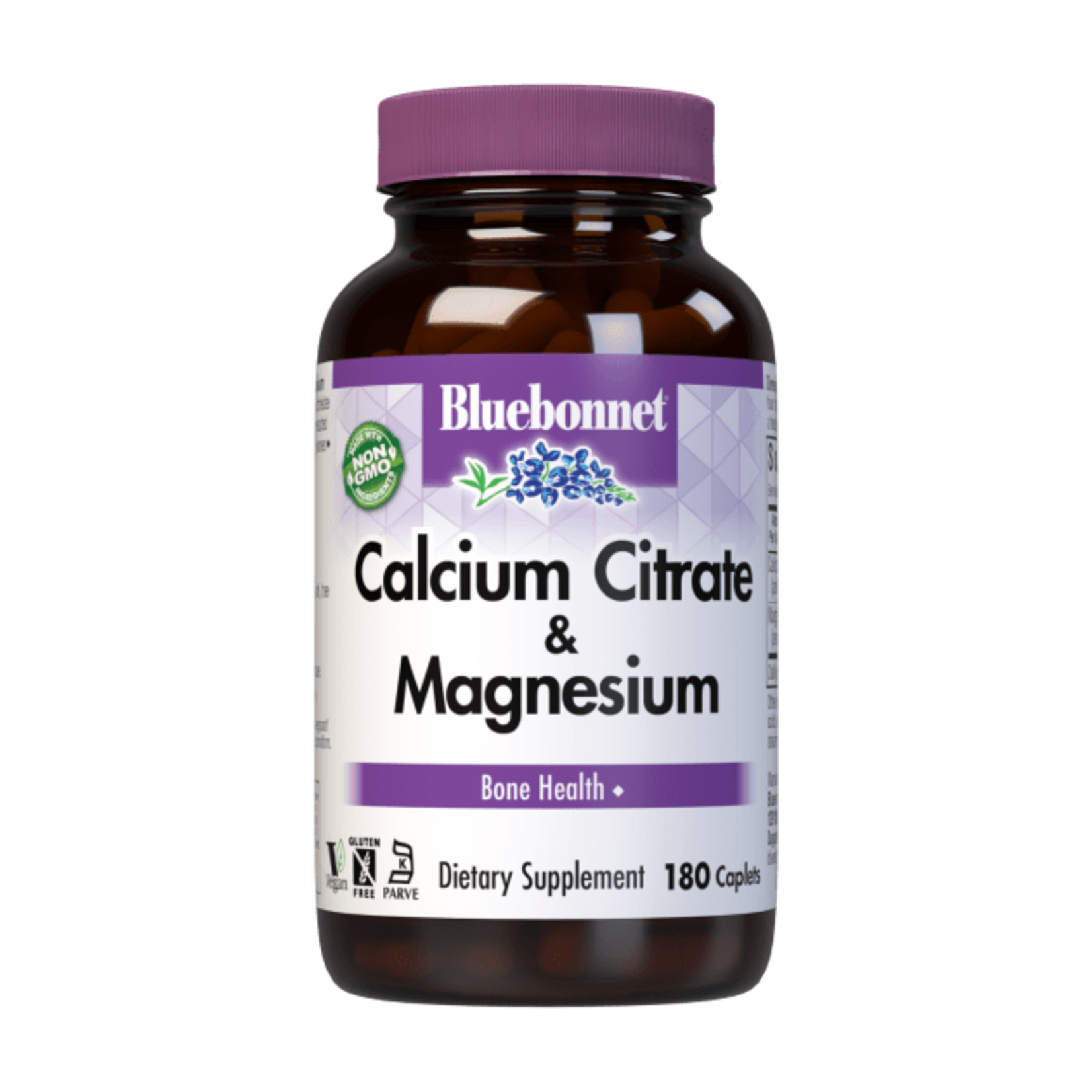 Bluebonnet Bluebonnet - Calcium Citrate + Mag - 180 Capsules