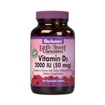 Bluebonnet Earthsweet Chewables Vitamin D3 Natural Raspberry - 90 Chewables