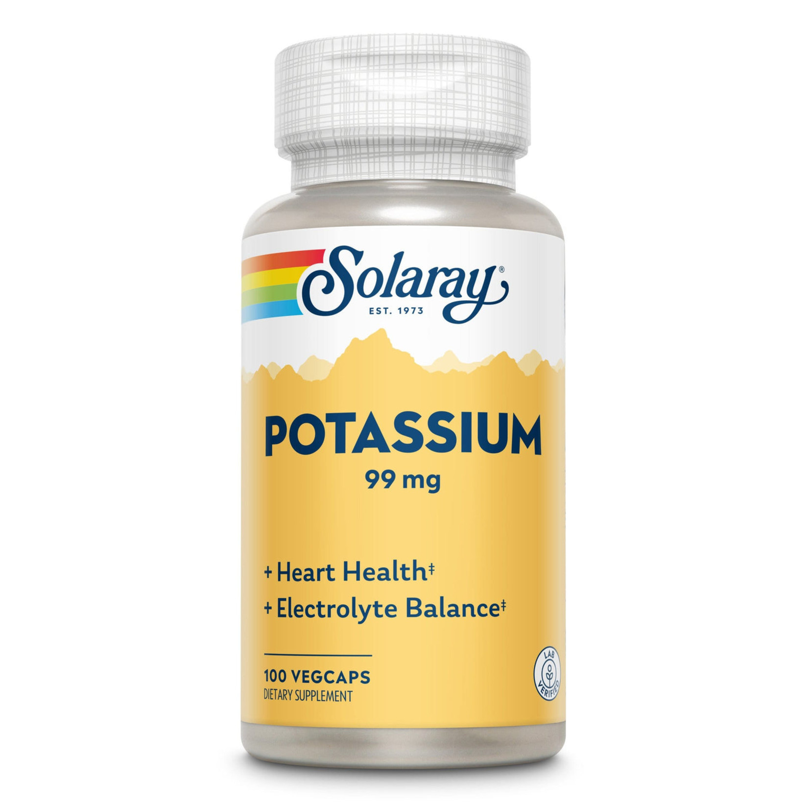 Solaray Solaray - Potassium 99 mg - 100 Capsules
