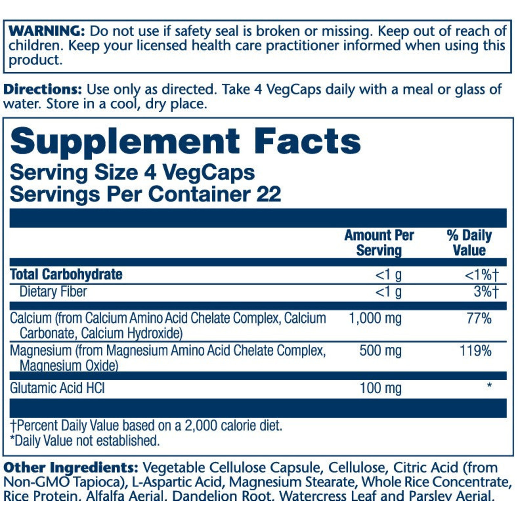 Solaray Solaray - Cal Mag with Amino Acid Chelate - 90 count