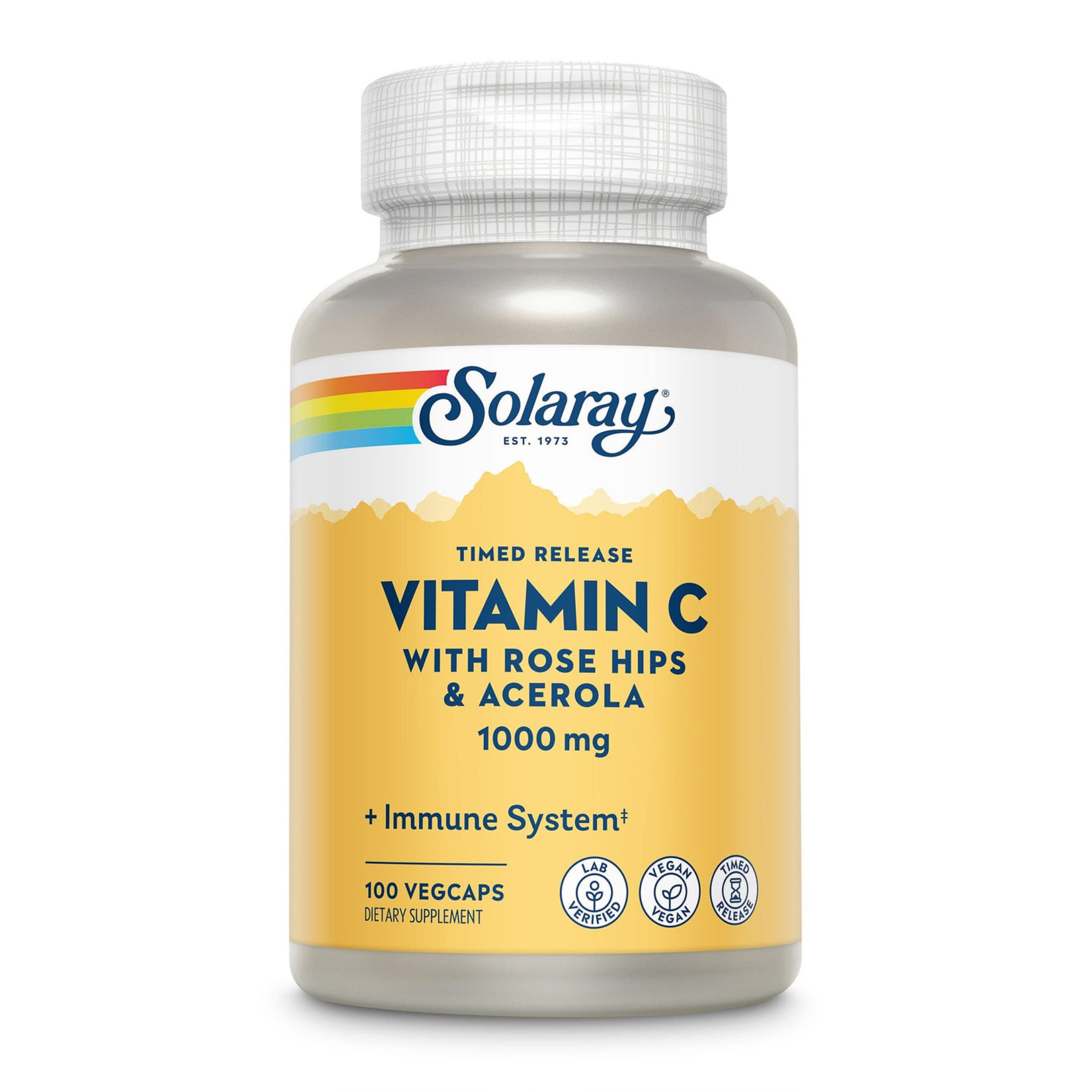 Solaray Solaray - Vitamin C Two-Stage Timed-Release - 100 Capsules