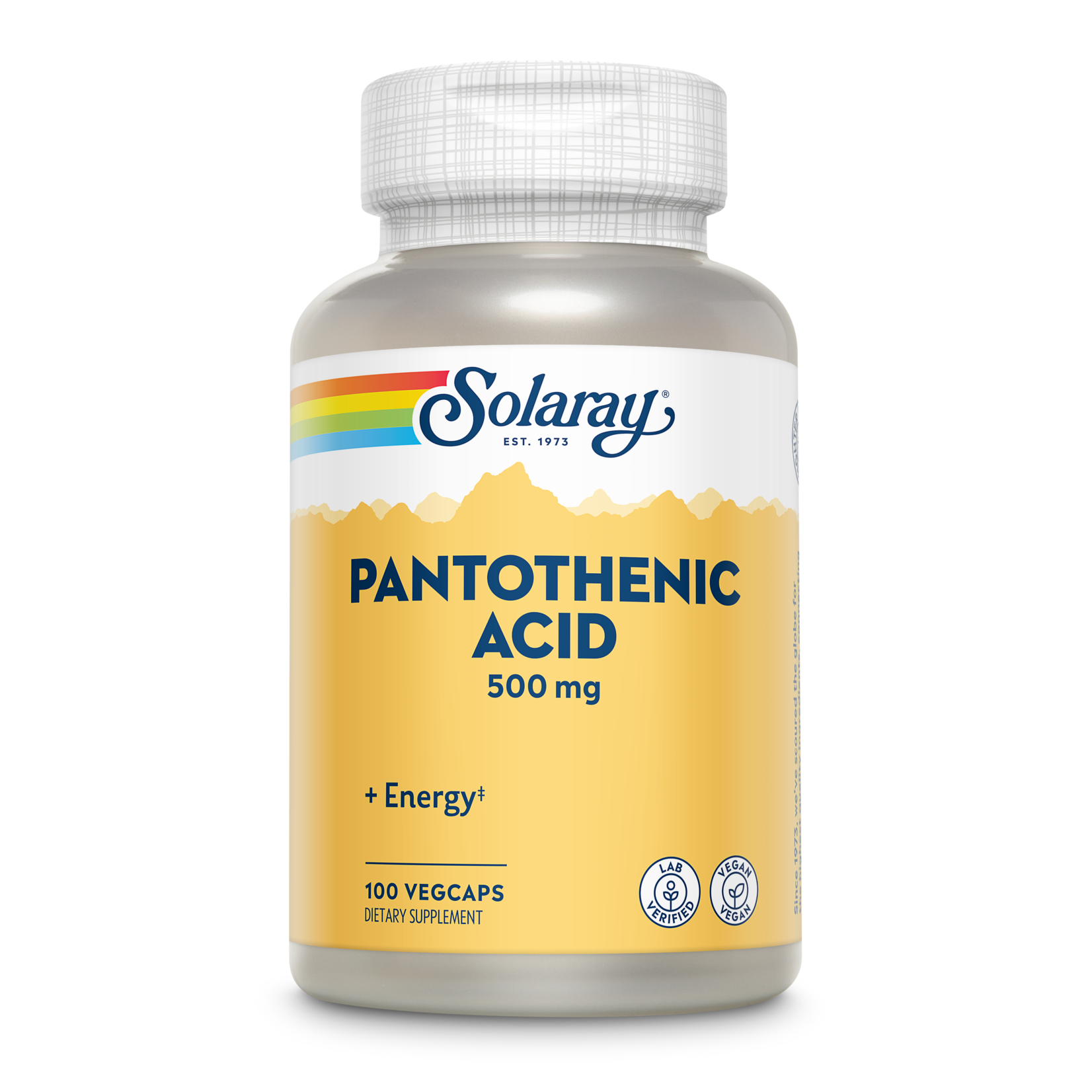 Solaray Solaray - Pantothenic Acid 500 mg - 100 Capsules