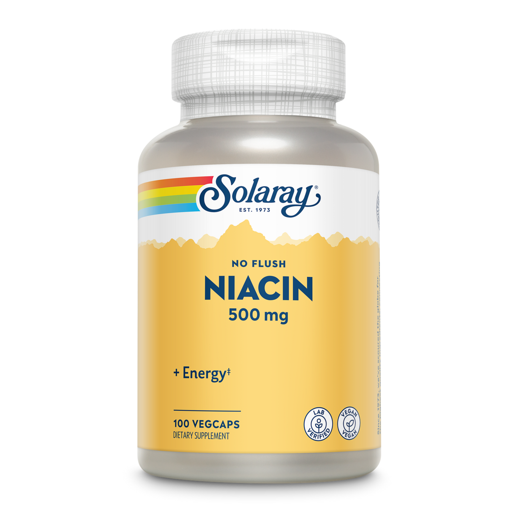 Solaray Solaray - No Flush Niacin 500 mg - 100 Capsules