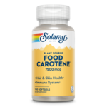 Solaray Food Carotene Natural - 100 Capsules