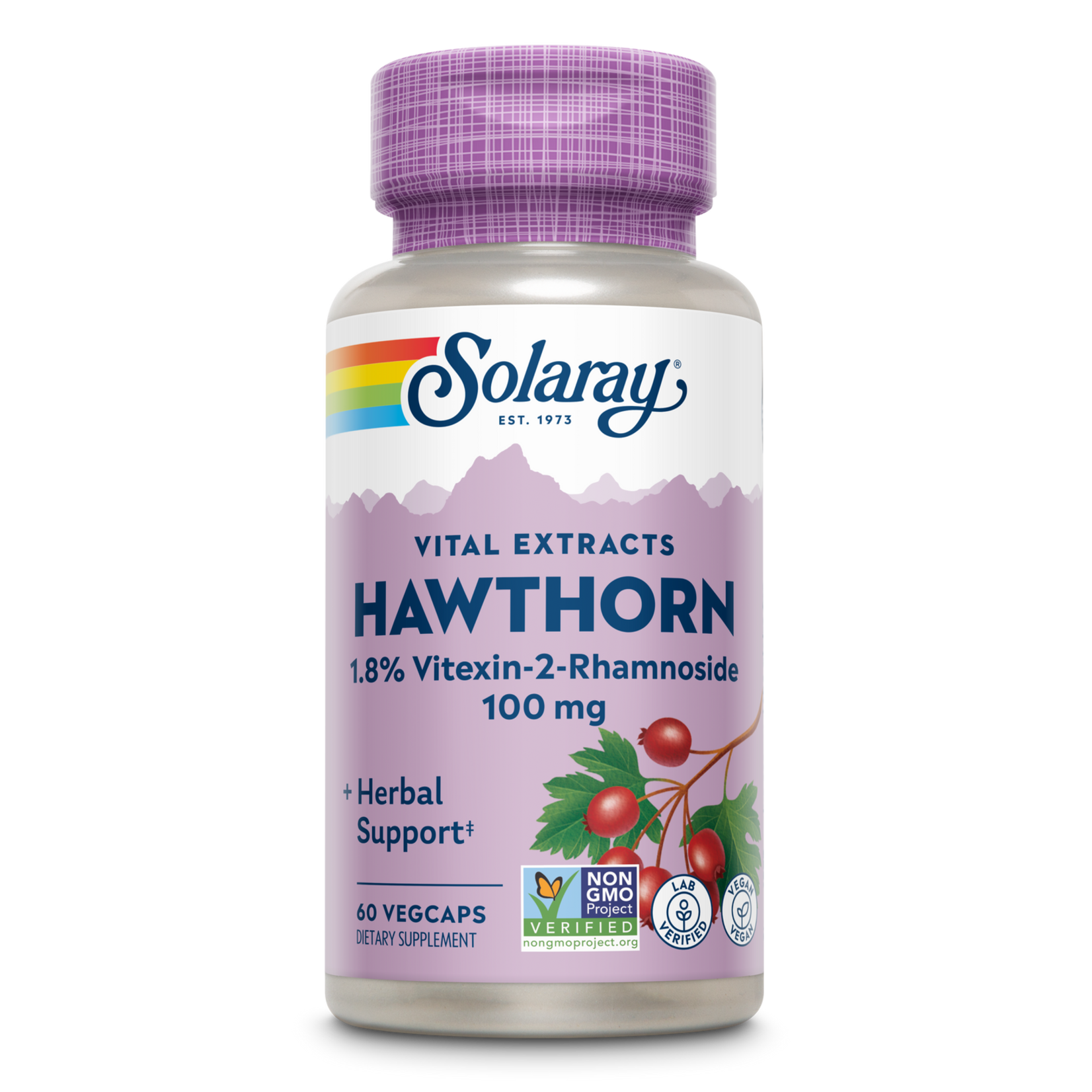 Solaray Solaray - Hawthorne Extract 100 mg - 60 Capsules