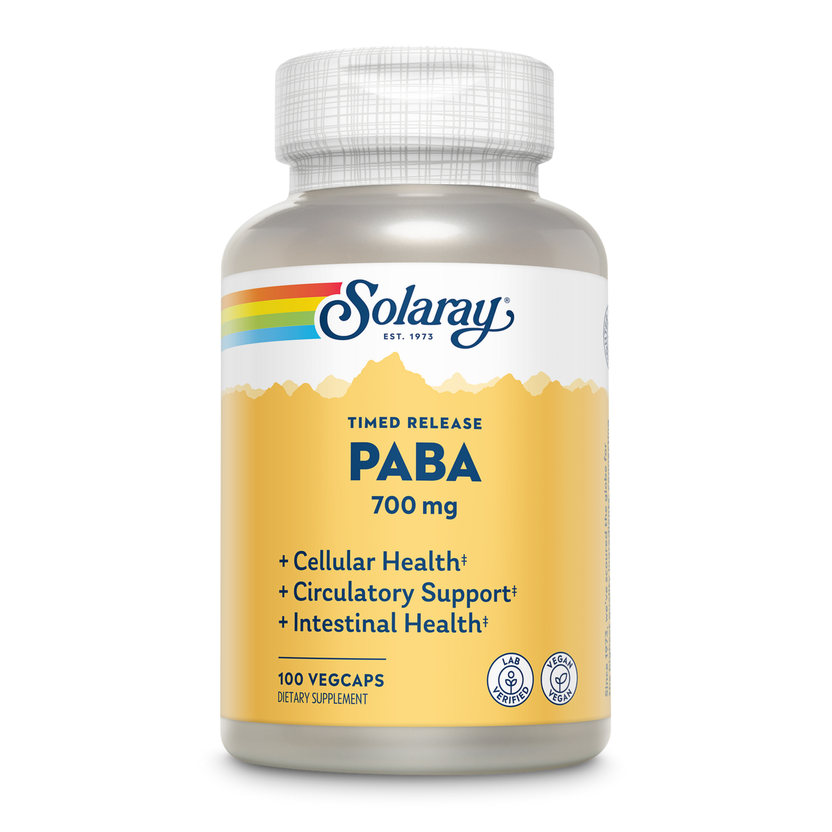 Solaray Solaray - Two-Stgd Timed-Rl Paba 700 mg - 100 Capsules